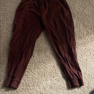 a new day Burgundy Track Pants